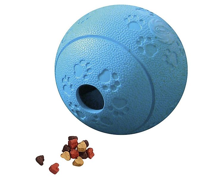 Nobby Snackball Hundespielzeug Vollgummi Snackball blau günstig online kaufen