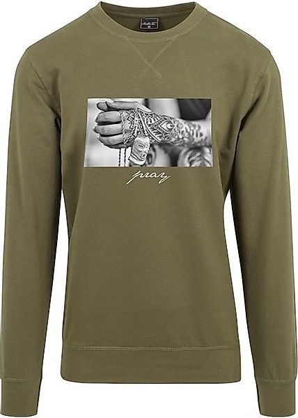 MisterTee Rundhalspullover MisterTee Herren Pray 2.0 Crewneck (1-tlg) günstig online kaufen