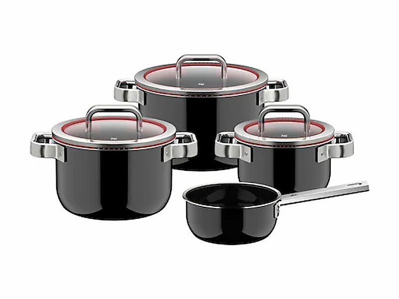 WMF Topf-Set »Fusiontec Function Pro« Set, 7 tlg. tlg. Edelstahl   Glas günstig online kaufen
