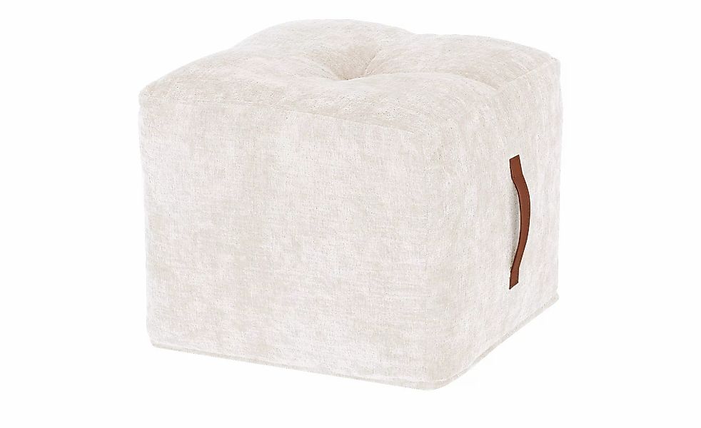 SOHO Polsterhocker  Praline ¦ creme ¦ Maße (cm): B: 47 H: 42 T: 47.0 Polste günstig online kaufen