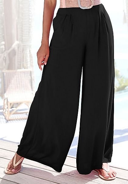 Buffalo Palazzohose, mit Seitennahttaschen, leichte Sommerhose, Wide-Leg günstig online kaufen