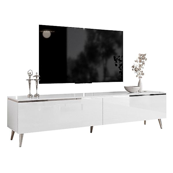 Lookway TV-Schrank AURORA SILVER auf Beinen günstig online kaufen