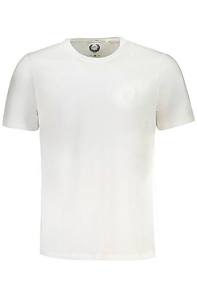 GIAN MARCO VENTURI T-Shirt Weißes Herren T-Shirt mit Stickerei - Kurzarm günstig online kaufen
