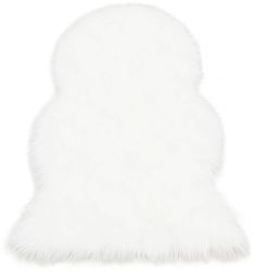 my home Fellteppich "Dena Teppiche, Fellform, waschbar" fellförmig 60 mm Hö günstig online kaufen