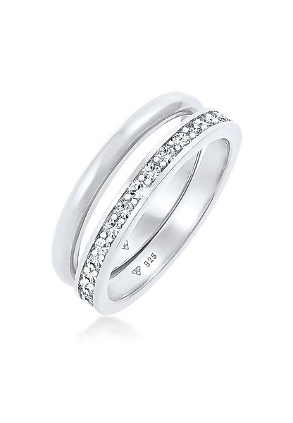 Elli Solitärring Set mit Kristallen von Swarovski®925 Sterling Silber günstig online kaufen