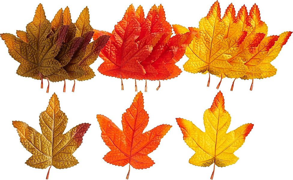 Kunstblume Herbstblätter, VBS, 15 Teile günstig online kaufen