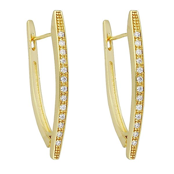 LÖB Paar Creolen 18K Gold vergoldet günstig online kaufen