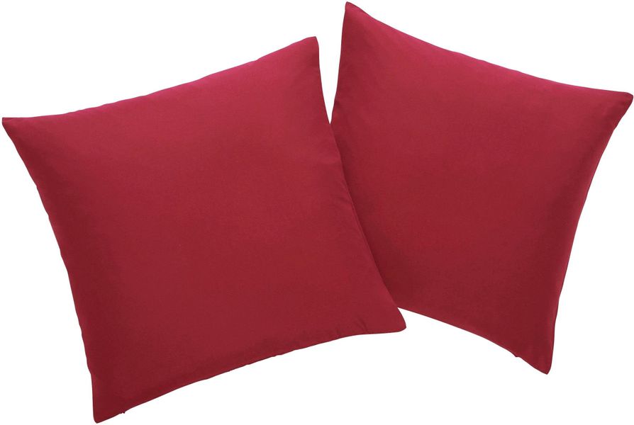 my home Dekokissen "Raja" einfarbig, Kissenhüllen ohne Füllung, 40 x 40 cm, günstig online kaufen