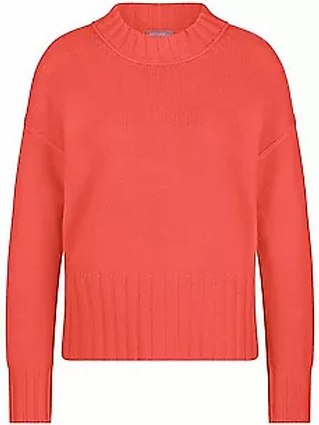 Rundhals-Pullover aus Schurwolle und Kaschmir include rot günstig online kaufen