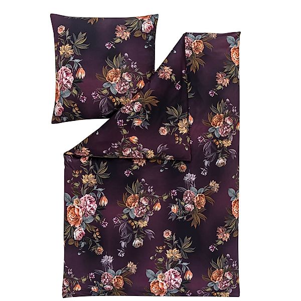 Estella Bettwäsche Grazia 6945 675 Pflaume, günstig online kaufen