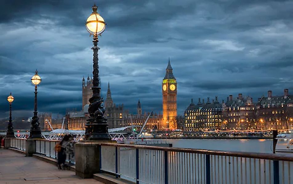 Papermoon Fototapete »London bei Nacht« günstig online kaufen