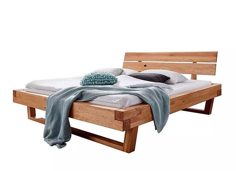 Main Möbel Massivholzbett Doppelbett 200x200cm 'Silva' günstig online kaufen