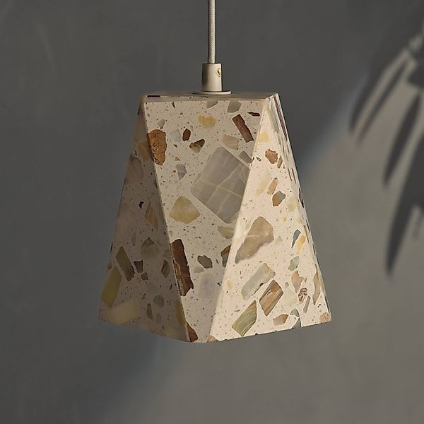OSRAM Hängelampe Decor Gleam Box, Terrazzo, beige, E27 günstig online kaufen