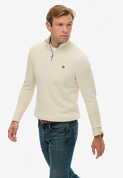Superdry Strickpullover "COTTON KNIT HENLEY" günstig online kaufen
