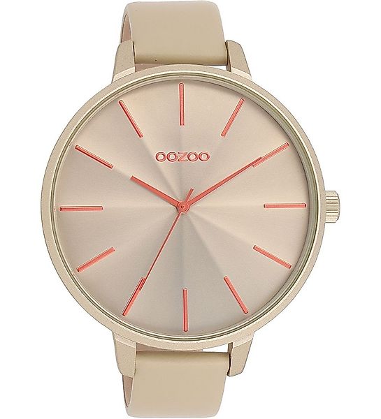 OOZOO Quarzuhr XL Damenuhr C11251 Beige günstig online kaufen