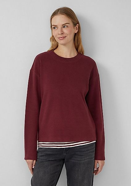 s.Oliver Sweatshirt Sweatshirt Flauschiges Sweatshirt günstig online kaufen