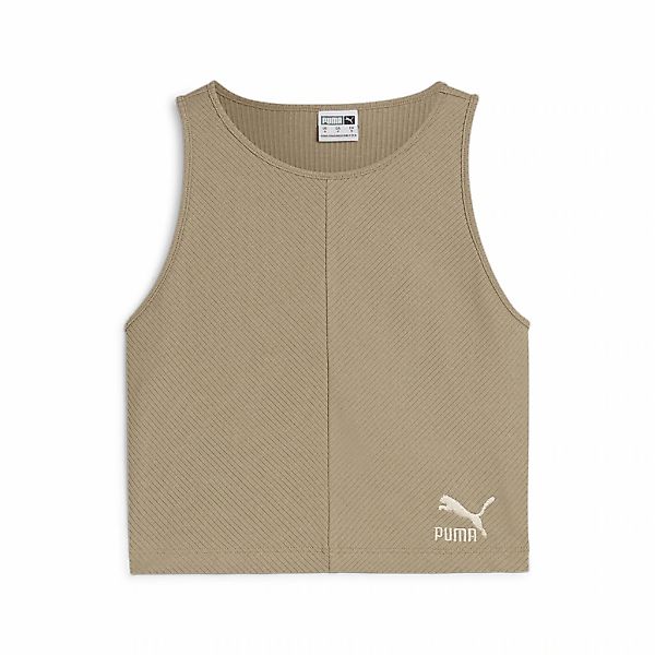 PUMA Crop-Top "CLASSICS Geripptes Crop-Top Damen" günstig online kaufen