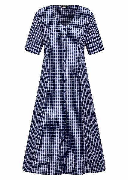 GOLDNER Sommerkleid "Baumwollkleid mit Karo-Muster" Seitennahttaschen durch günstig online kaufen