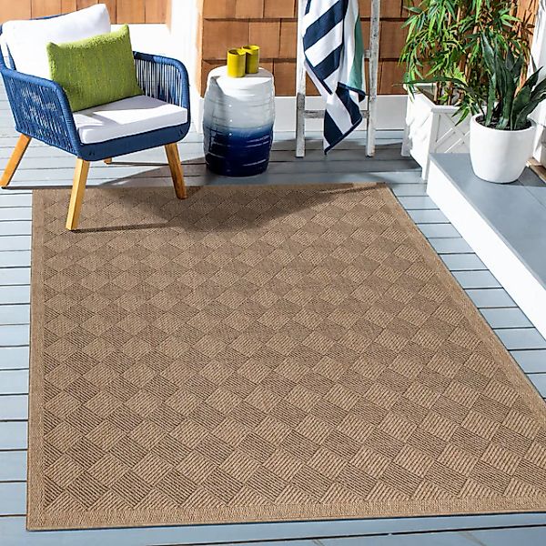 Ayyildiz Teppiche Outdoorteppich »DHAKA 8713«, rechteckig, 5 mm Höhe, Läufe günstig online kaufen