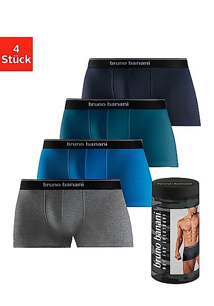 Bruno Banani Boxer Boxershorts für Herren (Dose, 4-St) in der Dose verpackt günstig online kaufen