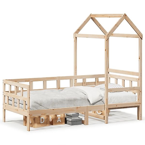 vidaXL Tagesbett mit Dach 90x200 cm Massivholz Kiefer2101429 günstig online kaufen