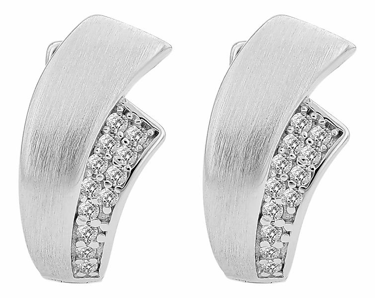 Adelia´s Klappcreolen "Damen Ohrringe – Klappcreole aus 925 Silber mit Zirk günstig online kaufen