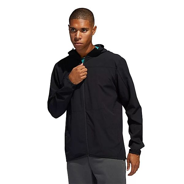 Adidas City Sweatshirt Mit Durchgehendem Reißverschluss L Black günstig online kaufen