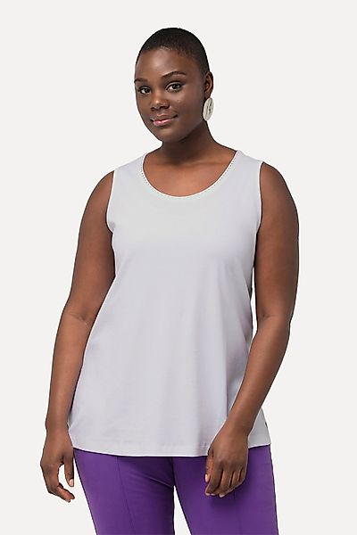 Ulla Popken Longtop Pima Cotton-Top A-Linie günstig online kaufen