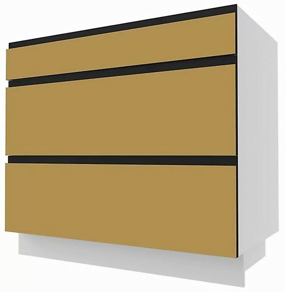 Feldmann-Wohnen Unterschrank Velden (1-St) 90cm Front- & Korpusfarbe wählba günstig online kaufen