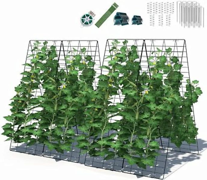 COSTWAY® 2tlg. Rankgitter Gartenspalier grün günstig online kaufen