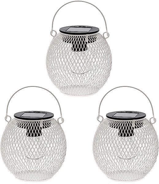 my home LED Solarleuchte "Aislinn, LED-Metalllaterne, 3er Set", Leuchtmitte günstig online kaufen