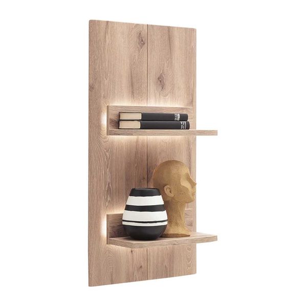 Wandregal in Wildeiche Holzoptik 50 cm breit günstig online kaufen