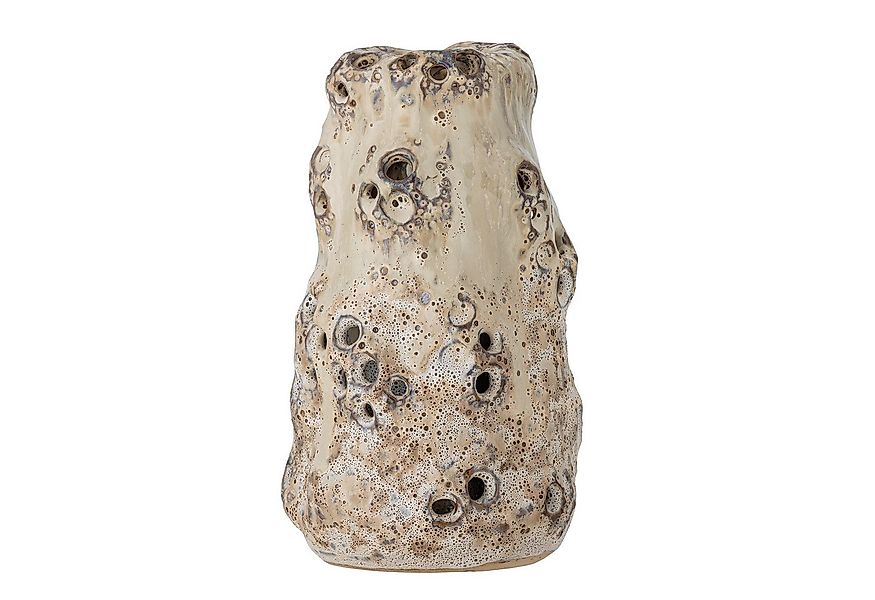 Bloomingville Dekovase Bloomingville Noble Vase, Natur, Ø 12 cm günstig online kaufen