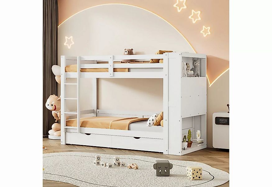 Gotagee Kinderbett Etagenbett Kinderbett 90x200cm Einzelbett Doppelbett mit günstig online kaufen