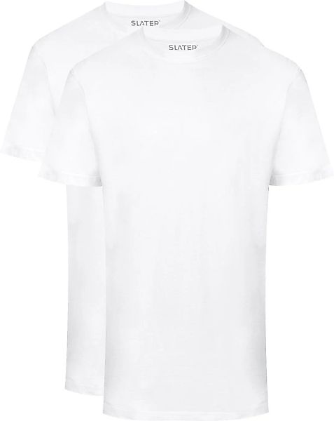 Slater 2er-Pack American T-shirt Weiß - Größe XL günstig online kaufen