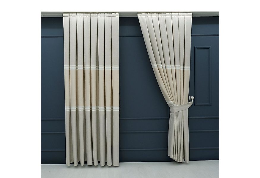 Gardinen by Justyna Vorhang 2er Fon Seiten Schal Set (4 St), Kräuselband, a günstig online kaufen