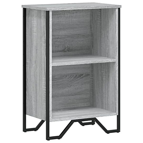 vidaXL Bücherregal Grau Sonoma 50x31x74,5 cm Holzwerkstoff 848602 günstig online kaufen