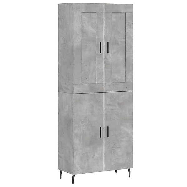 vidaXL Highboard Highboard Betongrau 69,5x34x180 cm günstig online kaufen