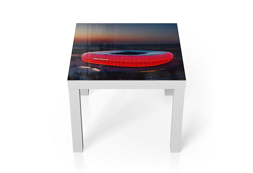 DEQORI Couchtisch 'Allianz Arena, München', Glas Beistelltisch Glastisch mo günstig online kaufen