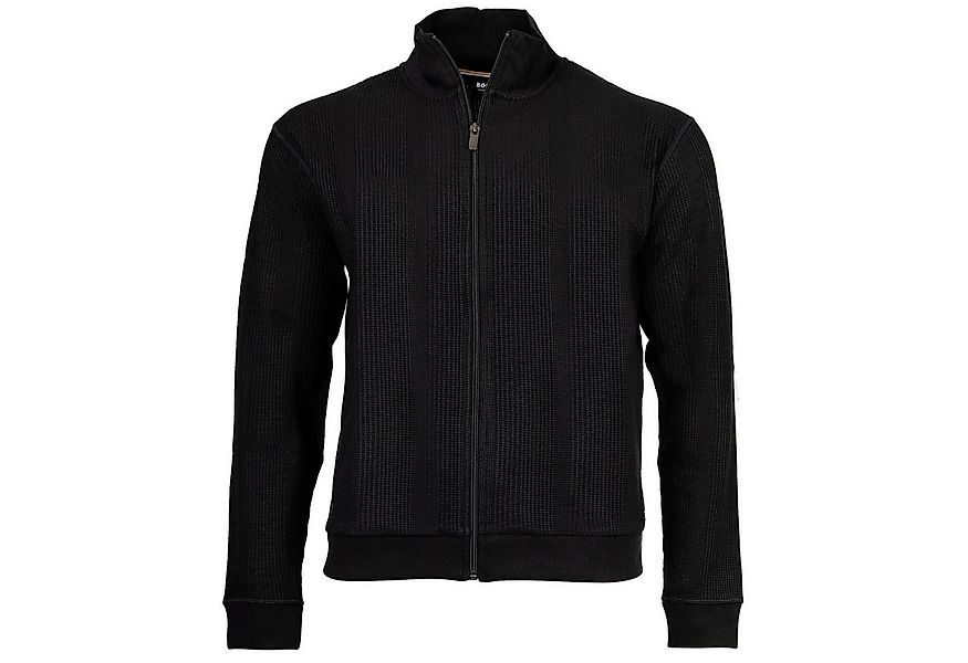 BOSS Sweatshirt Herren Sweatjacke Baumwolle Structure Zip Jacket günstig online kaufen
