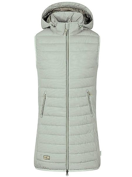 Blue Wave Longweste Mette Damen Steppweste Mette Daunenoptik mit Kapuze und günstig online kaufen