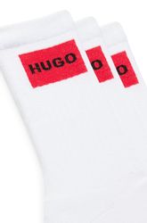 HUGO Freizeitsocken 3P QS RIB LABEL günstig online kaufen