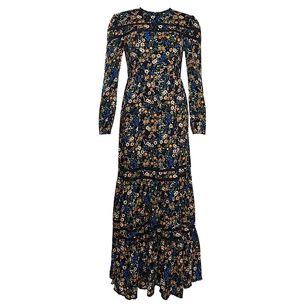 Superdry Woven Lace Langes Kleid XS Black Ditsy günstig online kaufen