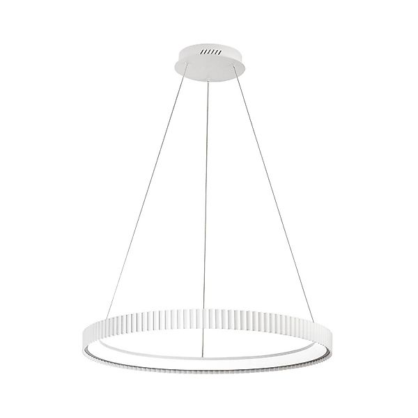 LED-Pendellampe Niike, weiß, Ø 70 cm, Metall, CCT günstig online kaufen