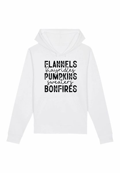 F4NT4STIC Kapuzenpullover "flannels pumpkins bonfires", Premium Qualität günstig online kaufen