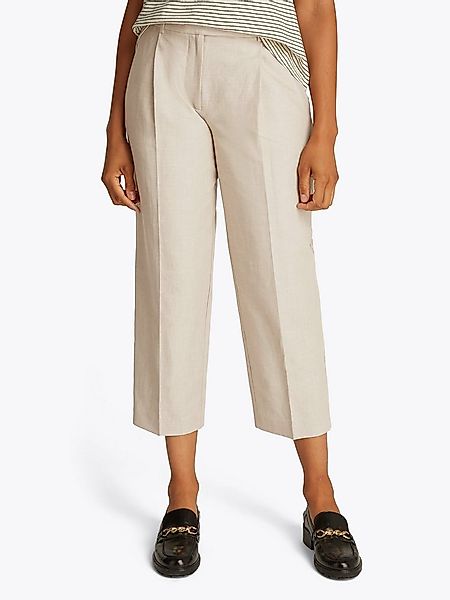 Tommy Hilfiger Webhose LINEN MIX PLEATED TAPERED PANTS mit Falten,kühlendes günstig online kaufen