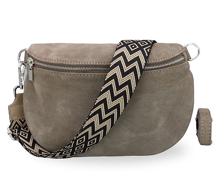 BRISE TASCHE Schultertasche AFIA Suede Bauchtasche günstig online kaufen