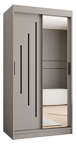 ABIKS MÖBEL Schwebetürenschrank RUBINO Y 100 Schlafzimmerschrank mit Schieb günstig online kaufen
