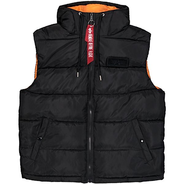Alpha Industries  Strickjacken Hooded Puffer Vest FD - black günstig online kaufen