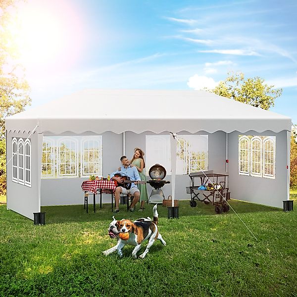 TLGREEN Faltpavillon 3x6M wasserdicht Pavillon, Partyzelt, günstig online kaufen
